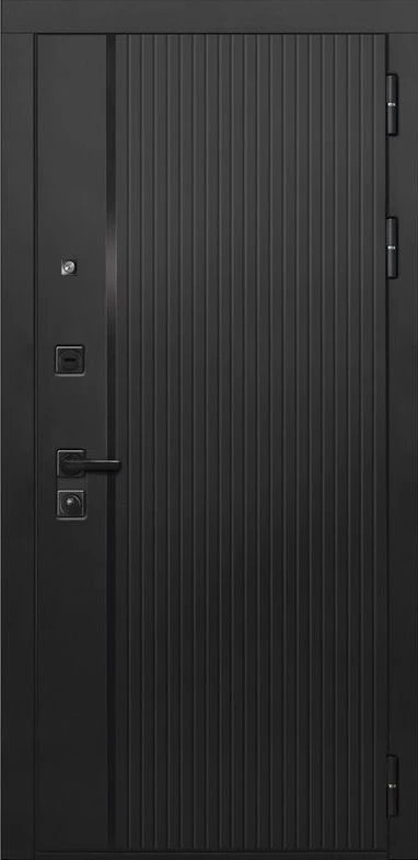 Входная дверь ДвериПРО Л-45 ФЛ-185 (10мм, ПВХ Ясень белый) DPRO226066 внешняя сторона